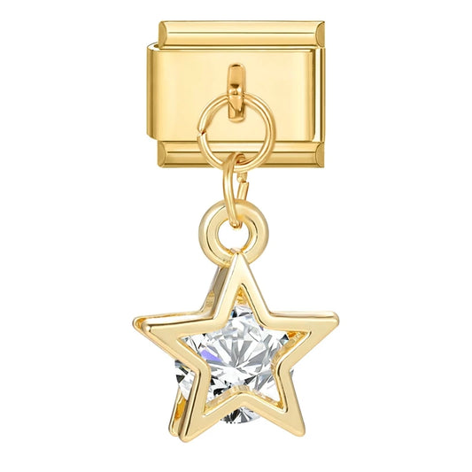 Gold Star Charm