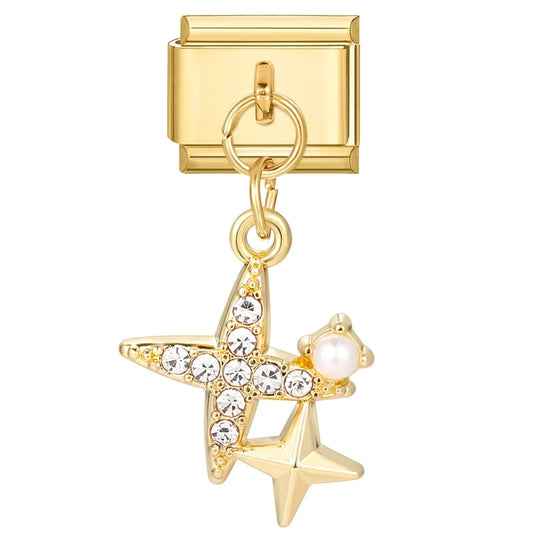 Gold Starfish Charm
