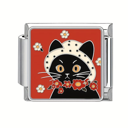Floral Feline Cat
